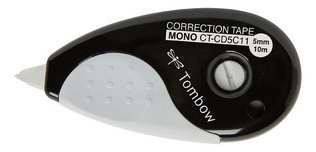 Rouleau correcteur 'MONO grip', 5,0 mm x 10 m, noir