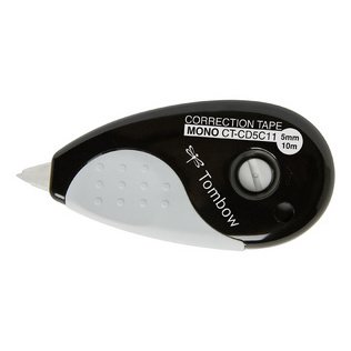 Roller de correction 'MONO grip', 5,0 mm x 10 m, noir