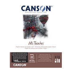 Papier beaux-arts Mi-Teintes, en bloc, 240 x 320 mm