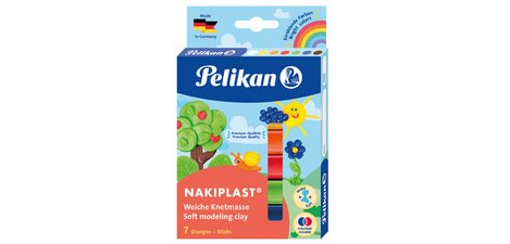 Nakiplast modeling clay high quality 196/7, assorted