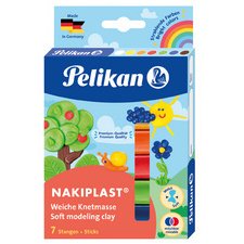 Pâte à modeler Nakiplast grande qualité196/7,assorti