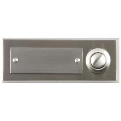 De_bouton pour sonnette, zinc moulé, 1 bouton