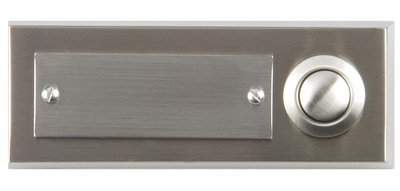 UniTEC Bouton pour sonnette, zinc moulé, 1 bouton