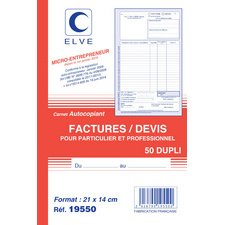 Manifold Facturen/Offertes 50 vellen A5 dupli
