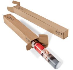 Gb_boîte d´expédition télescopique multi-cargo, marron