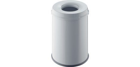 Steel waste basket 'the guardian', 15 liters