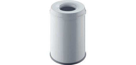 Corbeille à papier en acier 'the guardian', 15 litres