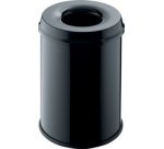 Steel waste basket 'the guardian', 15 liters