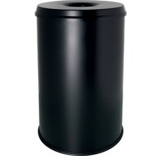 Papiermand in staal 'the guardian' 30 liter zwart