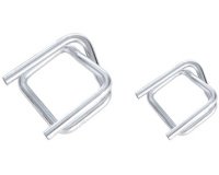 boucle de cerclage, en métal, (L)16 mm, zingué