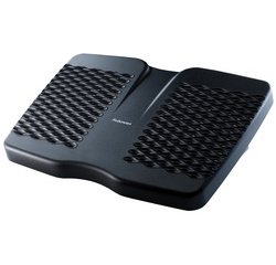 Repose-pieds Refresh, en plastique, noir