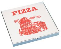 Carton de pizza, carré