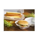 Boîte à hamburger carrée, XPS, 120 x 120 x 75 mm