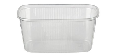 Barquette d'emballage rectangulaire, 125 ml