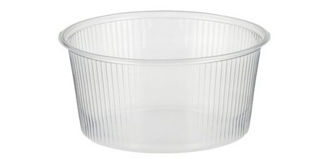 Barquette d'emballage ronde, sans couvercle