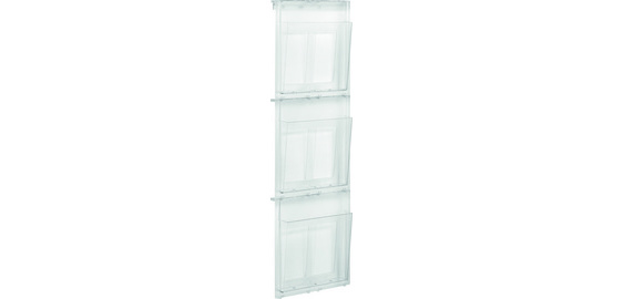 Wandprospekthalter 'the placativ', transparent
