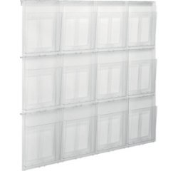 Porte-brochures mural 'the placativ', transparent