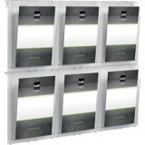 Porte-brochures mural 'the placativ', transparent