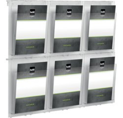 Porte-brochures mural 'the placativ', transparent