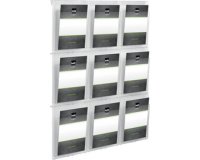 Porte-brochures mural 'the placativ', transparent