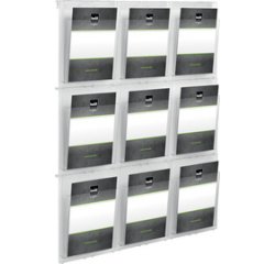 Porte-brochures mural 'the placativ', transparent