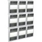 Porte-brochures mural 'the placativ', transparent