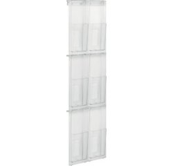 Porte-brochures mural 'the placativ', transparent