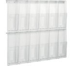 Porte-brochures mural 'the placativ', transparent