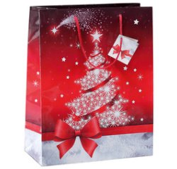 Geschenktas Kerstmis 'Sparkling Tree'