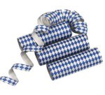 Serpentins 'Bleu bavarois', bleu/blanc