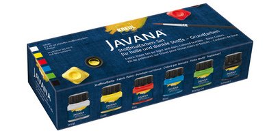 Peinture pour textiles JAVANA, kit créatif