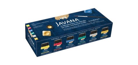 Textielverf JAVANA 'metaalachtig', creatieve set