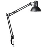 Bureaulamp met ledlicht Study met klem - zwart