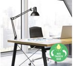 Lampe de bureau à LED study, pince, noir