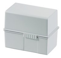 Kaartenbak, A6 liggend, voor 400 kaarten, kunststof