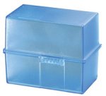 Boîte à fiches, A8 paysage, plastique