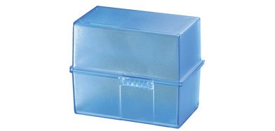 Boîte à fiches, A8 paysage, plastique