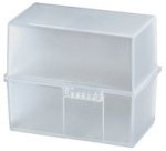 Boîte à fiches, A7 paysage, plastique