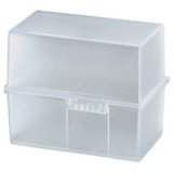 Boîte à fiches, A7 paysage, plastique