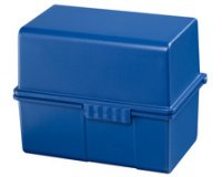 Boîte à fiches, A8 paysage, plastique