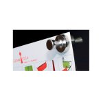 Aimant néodyme, quille, diamètre: 12 mm, nickel