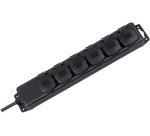 Multiprise IP44, 6 prises