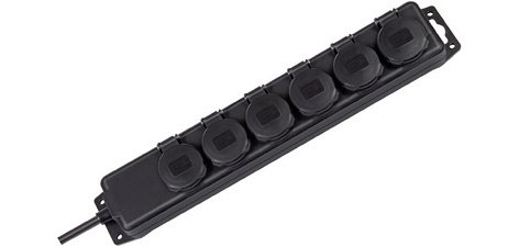 Multiprise IP44, 6 prises