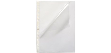Pochette perforée, format A4, PP, 0,07 mm, transparent
