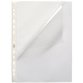 Hoes met perforatierand, A4-formaat, PP, 0,07 mm, transparant