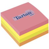 Bloc-notes repositionnable en forme cube, 76 x 76 mm