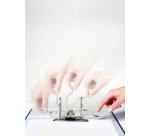 classeur marbré nuageux, 180 degrés, format A4, 52 mm