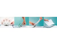 classeur marbré nuageux, 180 degrés, format A4, 52 mm