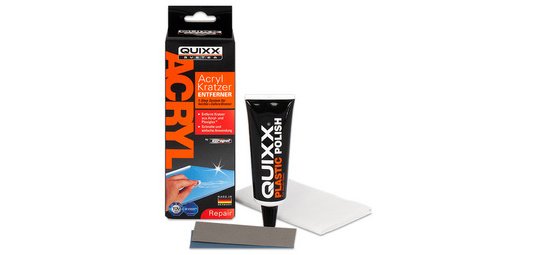 Efface-rayures, pour verre acrylique, 4 pièces