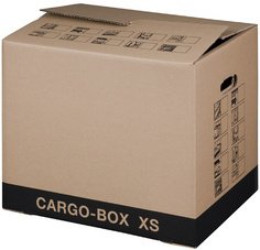 Gb_carton de déménagement ´cargo-box-plus s´,marron